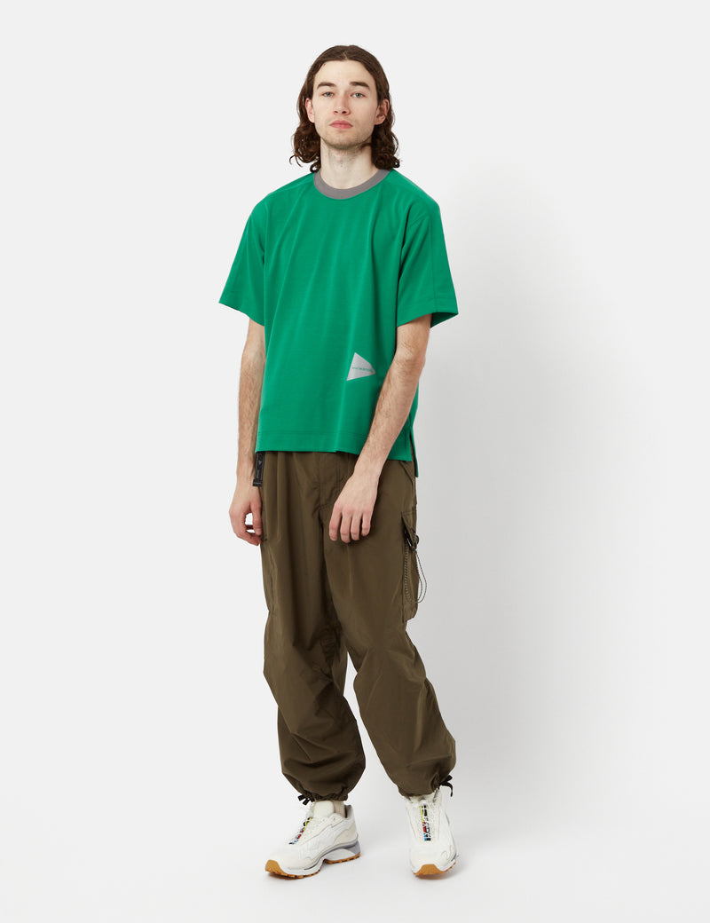 ASOS DESIGN Hourglass oversized cargo pants with multi pocket and tie waist  in khaki | ASOS